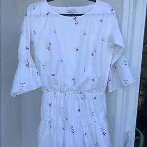 White dress from Madewell